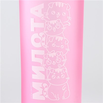 Поилка и силиконовая миска «‎Котики»‎