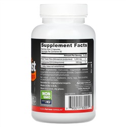 Jarrow Formulas, Красный дрожжевой рис + кофермент Q10, 120 капсул