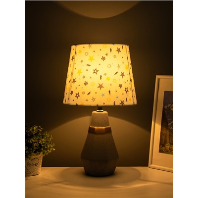 Настольная лампа «Айседора» E14 40 Вт серый-золото RISALUX