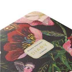 Ежедневник недатированный А6+ 240 стр. "Пионы" 3-745/07 Bruno Visconti