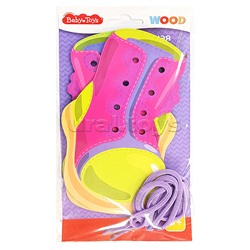 Шнуровка деревянная "Сапожки" Baby Toys