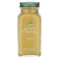 Simply Organic, Горчица, 3.07 унций (87 г)