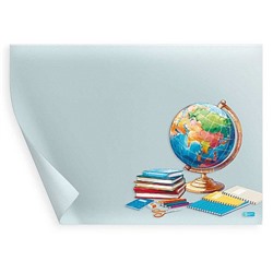Клеенка для труда 50х70 см "ГЛОБУС" ПВХ 130 мкм 73000 Феникс