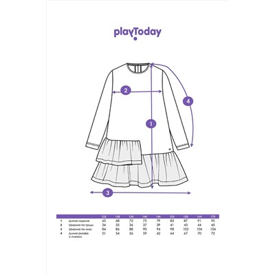 Платье PLAYTODAY, 1124278