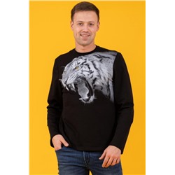 Футболка 57039 с длинным рукавом (Черный)