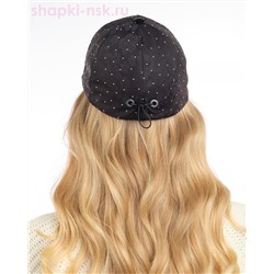 Гипюр треугольник стразы Бейсболка (56-58)