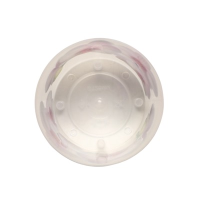 Горшок для орхидей с поддоном IDEA «Деко», 1.2 л, пластиковый, белый