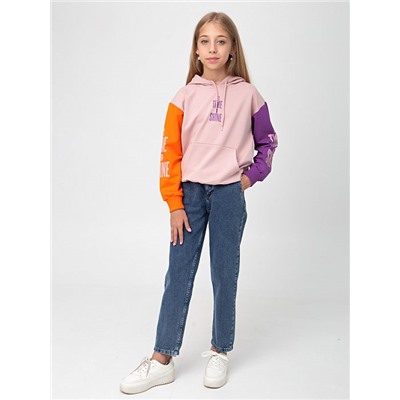 0684 роз Свитшот для девочек(116-140)