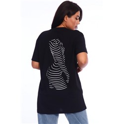 Футболка женская 89452 (Черный)