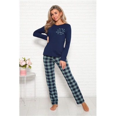 1036 Пижама (Сине-зеленый)
