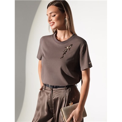 VILATTE Футболка D49.124