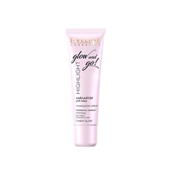 EVELINE Highlight Glow and Go Хайлайтер для лица 20мл Candy glow