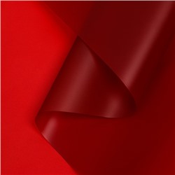 Пленка матовая для цветов и букетов, бордовый, 57±1 см×10 м