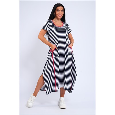 Платье оверсайз с карманами USHI