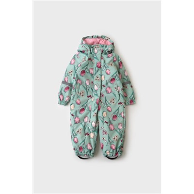 Комбинезон детский текстильный с полиуретановым покрытием для девочек PLAYTODAY, 1240312