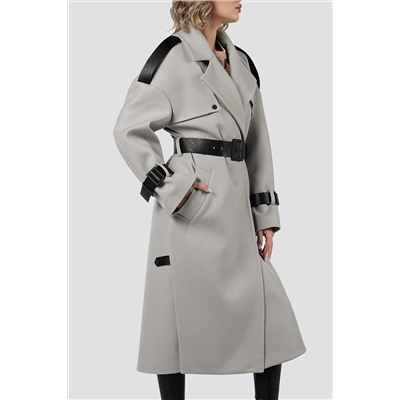 01-11944 Пальто женское демисезонное (пояс)