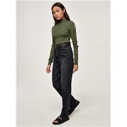 Mom Fit CONTE CON-544 Джинсы mom с высокой посадкой и квадратными карманами