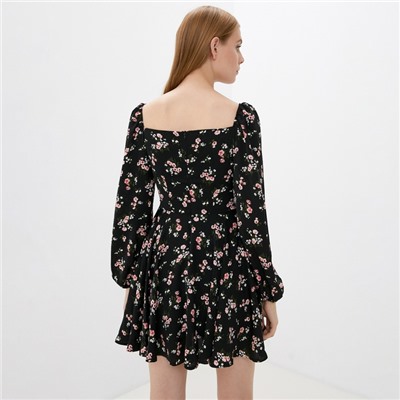 Платье мини женское MIST, размер 44, чёрное