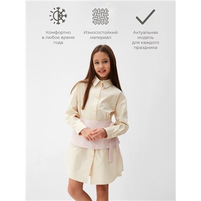 Юбка(баска) для девочки MINAKU: PartyDress, цвет розовый, рост 122 см