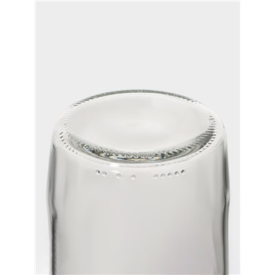 Банка для сыпучих с металлической крышкой «Вока», 1.5 л, стекло