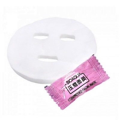 Прессованная тканевая маска для лица Bioaqua Compressed Facial Mask (1 шт)