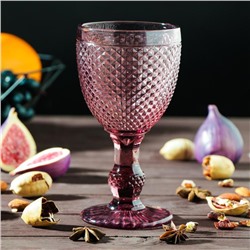 Бокал из стекла Magistro «Вилеро», 280 мл, 8×16.5 см, розовый