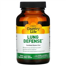 Country Life, Lung Defense, 60 Vegan Capsules
