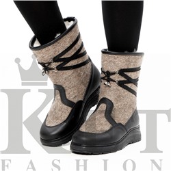 Сапожки женские войлочные Вьюга, литая подошва