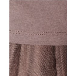 Нарядная футболка с блестящим принтом