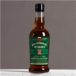 Гель для душа коньяк «Настоящему мужику», 500 мл, аромат сандала и бергамота, HARD LINE