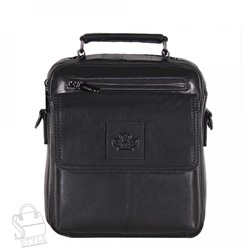 Сумка мужская кожаная 6803Z black Zinimsk