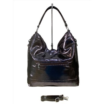 Женская сумка из искусственной кожи, цвет шоколад