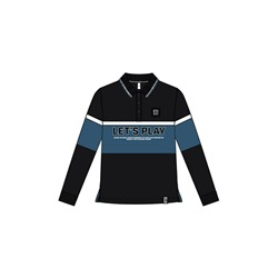 Джемпер трикотажный с воротником поло для мужчин