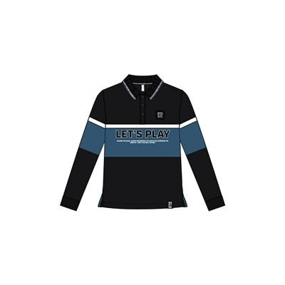 Джемпер трикотажный с воротником поло для мужчин