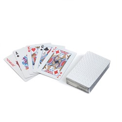 Подарочный набор рюмок-перевёртышей «Настоящему мужчине», на 4 персоны, рюмка 50 мл, карты