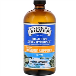 Sovereign Silver, Bio-Active Silver Hydrosol, 10 част./млн, 946 мл (32 жидк. унции)
