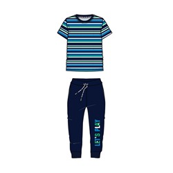 Комплект трикотажный для мальчиков: фуфайка (футболка), брюки