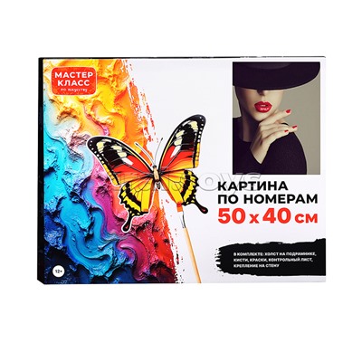 Набор для рисования "Картина по мемерам 50х40 см. Элегантность"