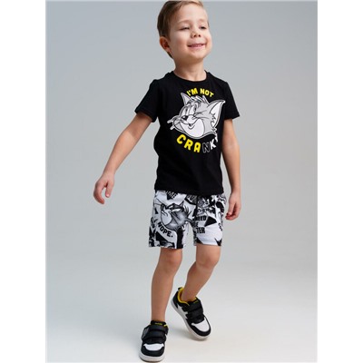 Комплект трикотажный для мальчиков: фуфайка (футболка), шорты