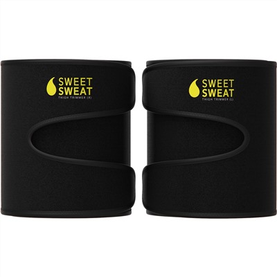 Sports Research, Sweet Sweat Thigh Trimmers,  Medium, Yellow, 1 Pair