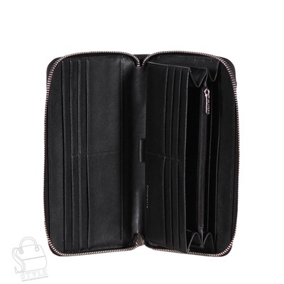 Клатч мужской кожаный 20911 black Pratero