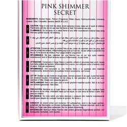 Парфюмерная вода женская Pink Shimmer Secret (по мотивам Victoria Secret Bombshell), 100 мл