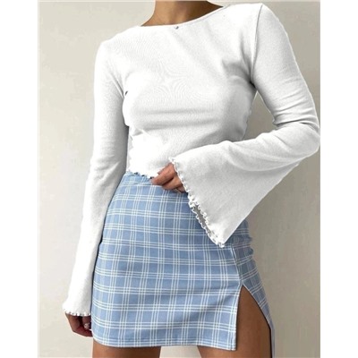 Кофта с рукавами клеш V