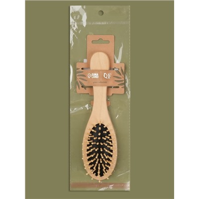 Расчёска массажная DARK, деревянная, 6×22(±1) см