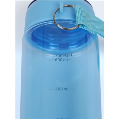 Бутылка для воды Onlytop, 700 мл, синяя