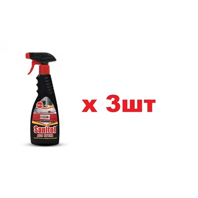 ЧС-25 Sanitol Универсальное чистящее средство для кухни 500мл 3шт