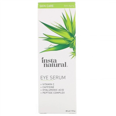 InstaNatural, Сыворотка для глаз, антивозрастная, 1 ж. унц. (30 мл)