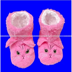 2 ПАРЫ - Подарочный набор носки-САПОЖКИ женские с мехом Мордочки ВЫСОКИЕ