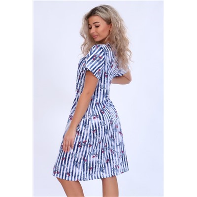 Сорочка 59045 (Синяя полоса)