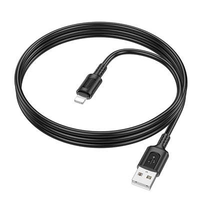 Кабель USB - Apple lightning Borofone BX111 Feliz 12W 100см 2,4A  (black)